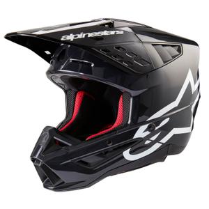 Alpinestars S-M5 Corp motorcrosshelm donkergrijs