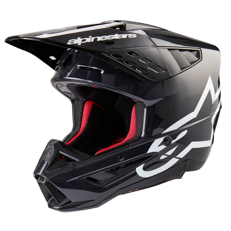 Alpinestars S-M5 Corp motorcrosshelm donkergrijs