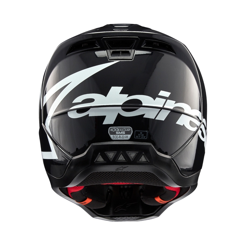 Alpinestars S-M5 Corp motorcrosshelm donkergrijs