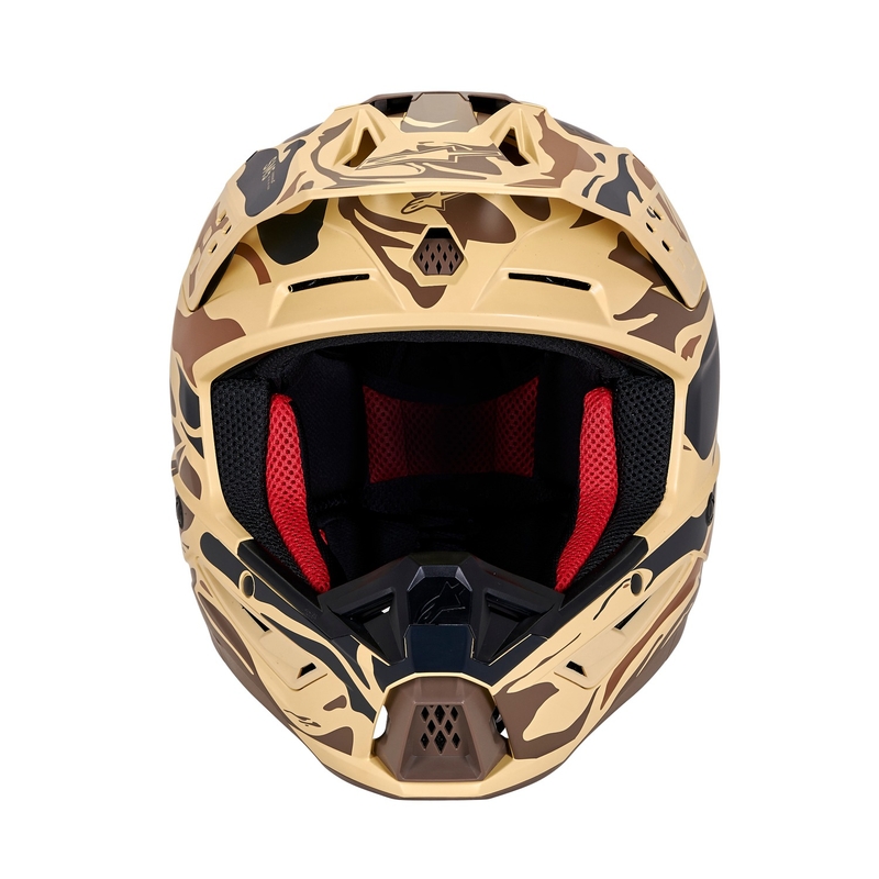 Alpinestars S-M5 Mineral motorcrosshelm mat donkerbruin camo