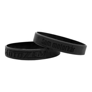 Armband MotoZem SK Ik ben een biker zwart