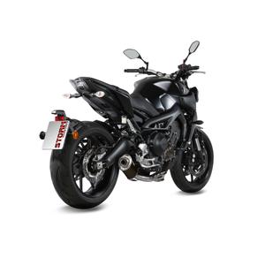 Výfuk kompletní 3x1 STORM OVAL Černá ocel