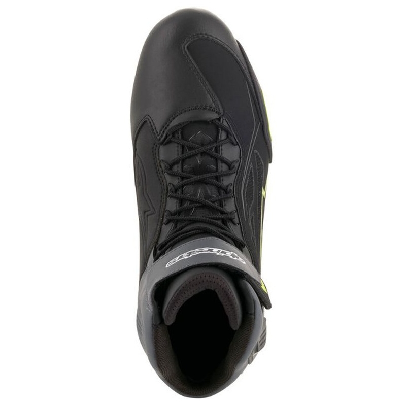 Alpinestars Faster-3 Drystar zwart-grijs-fluo geel motorlaarzen