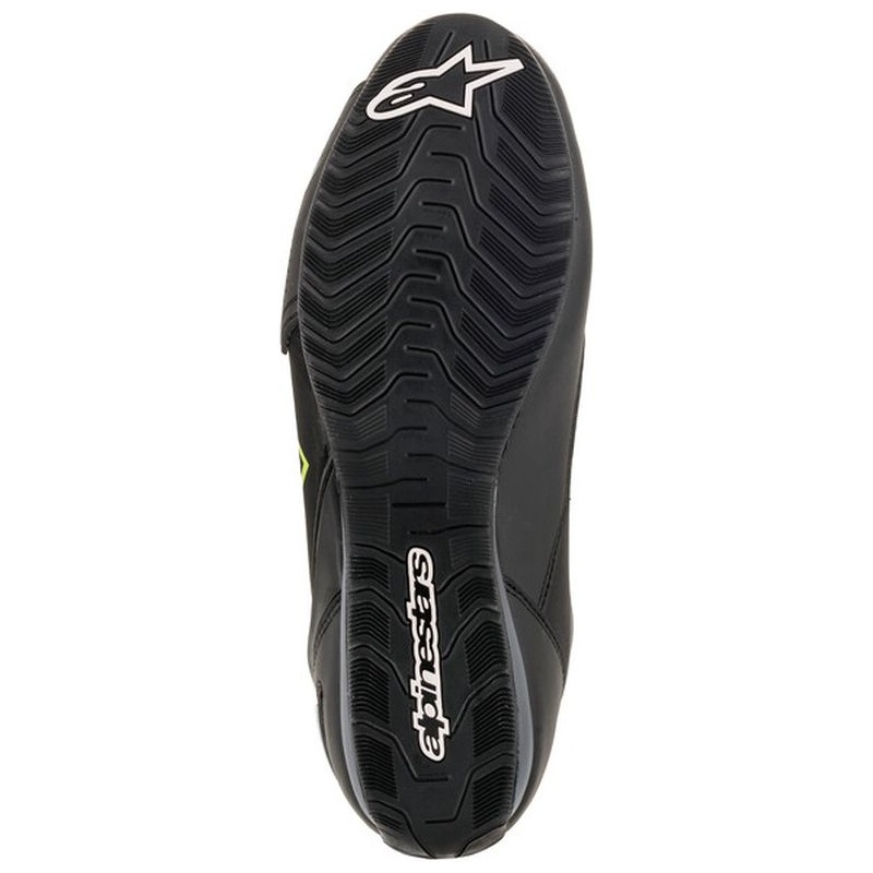 Alpinestars Faster-3 Drystar zwart-grijs-fluo geel motorlaarzen