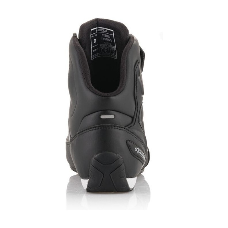 Alpinestars Stella Faster zwart met zilveren motorlaarzen voor dames