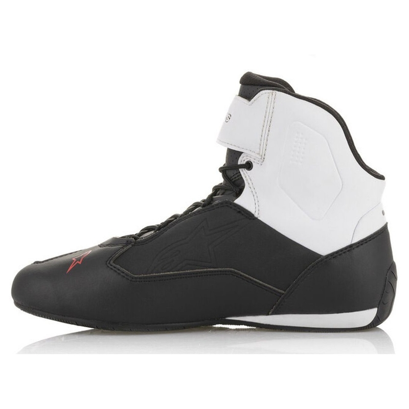 Alpinestars Faster-3 zwarte, witte en rode motorlaarzen