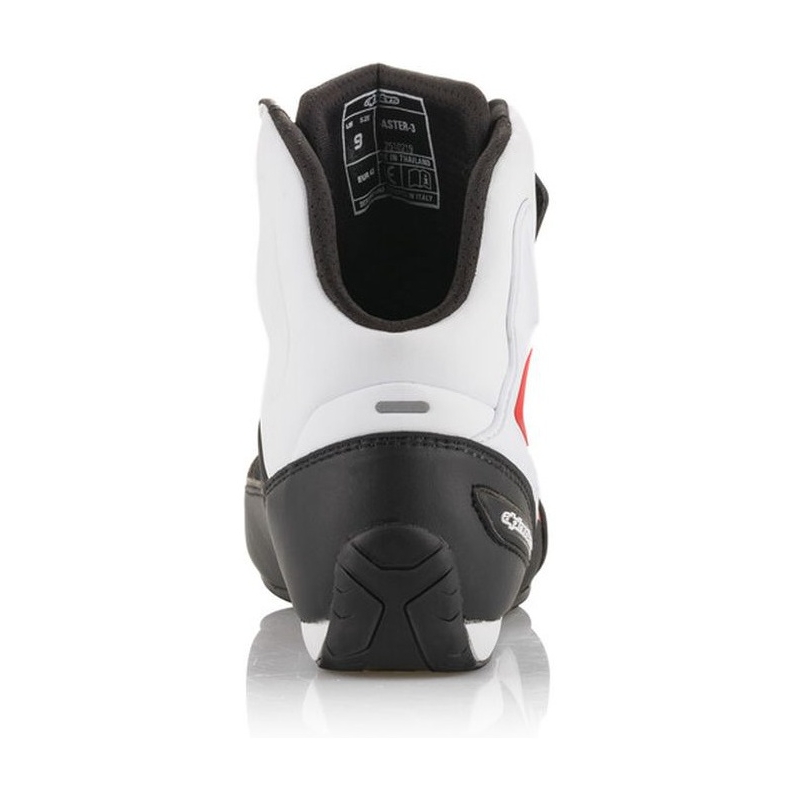 Alpinestars Faster-3 zwarte, witte en rode motorlaarzen