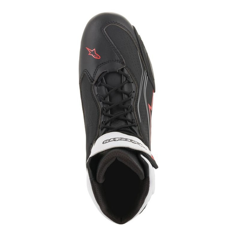 Alpinestars Faster-3 zwarte, witte en rode motorlaarzen