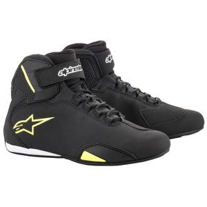 Alpinestars Sector Zwart-Fluo Geel Motorlaarzen