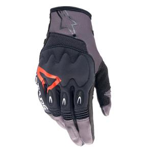 Alpinestars Techdura motorcrosshandschoenen zwart-bruin-fluorood