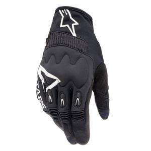Alpinestars Techdura motorcrosshandschoenen zwart/wit