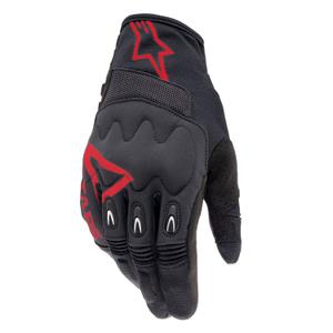 Alpinestars Techdura motorcrosshandschoenen zwart en rood
