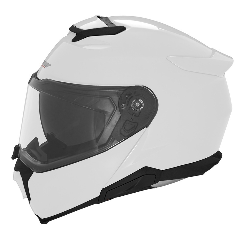 Opklapbare motorhelm NOX N967 wit