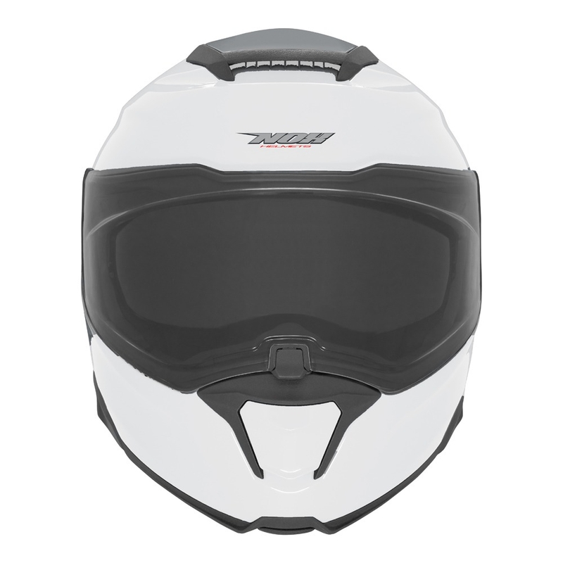 Opklapbare motorhelm NOX N967 wit