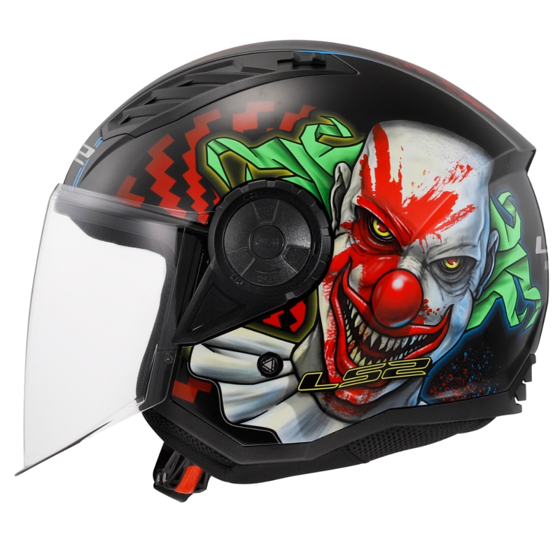 Open motorhelm LS2 OF616 Airflow II Happy Dreams