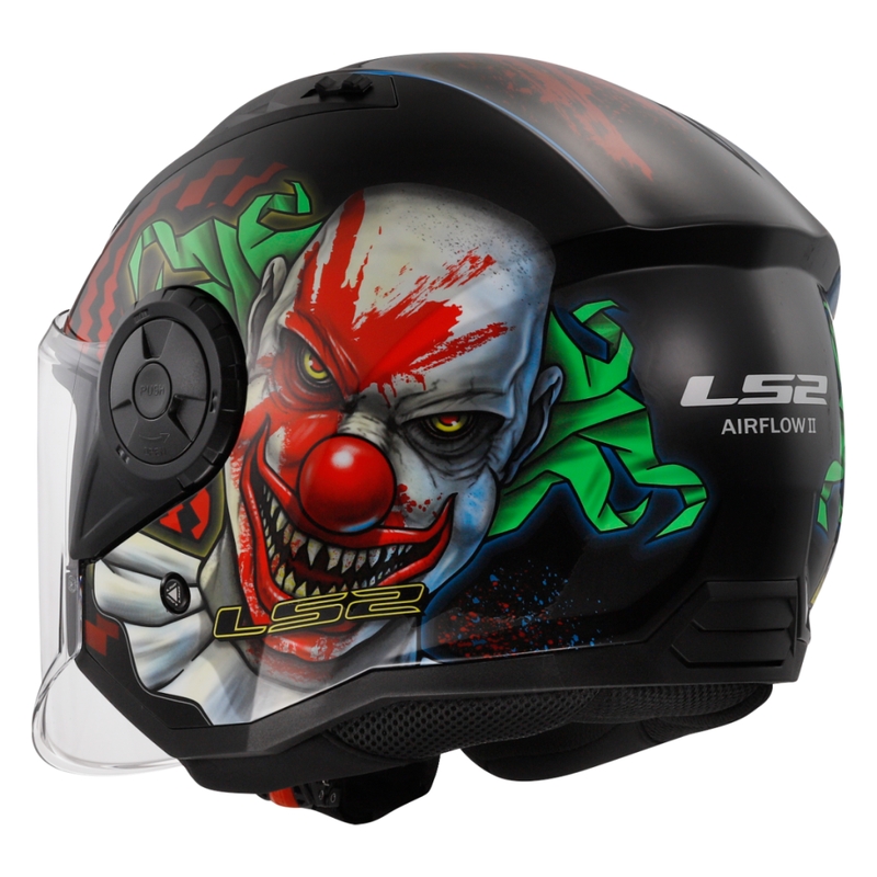 Open motorhelm LS2 OF616 Airflow II Happy Dreams