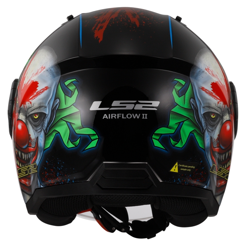 Open motorhelm LS2 OF616 Airflow II Happy Dreams