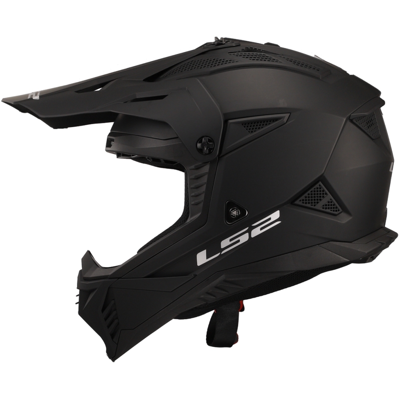 Motorcrosshelm LS2 MX708 Fast II Massief matzwart