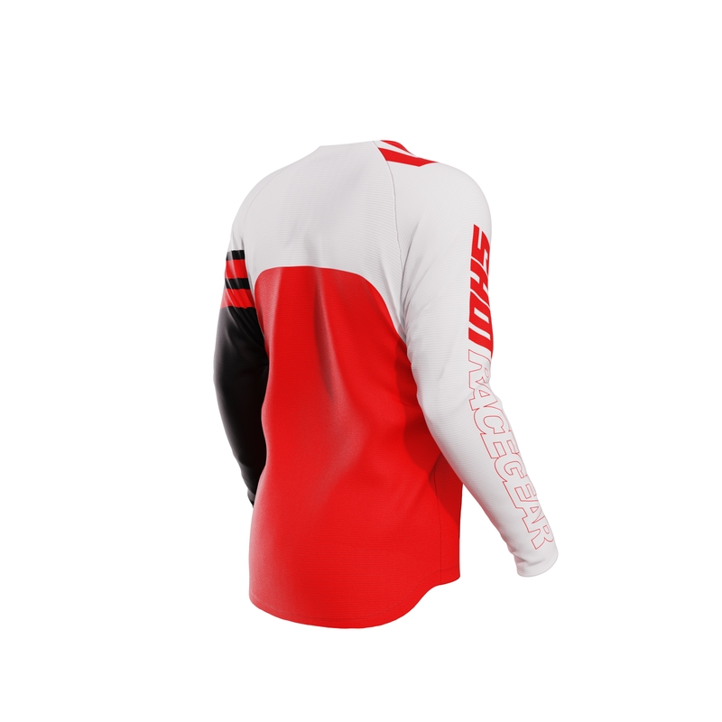 Kinder motorcross trui Shot Rush rood uitverkoop