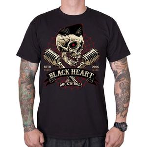 T-shirt Zwart hart Elwis zwart