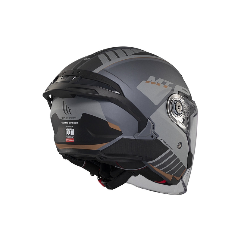 MT Cosmo SV Cruiser open helm mat grijs-zwart