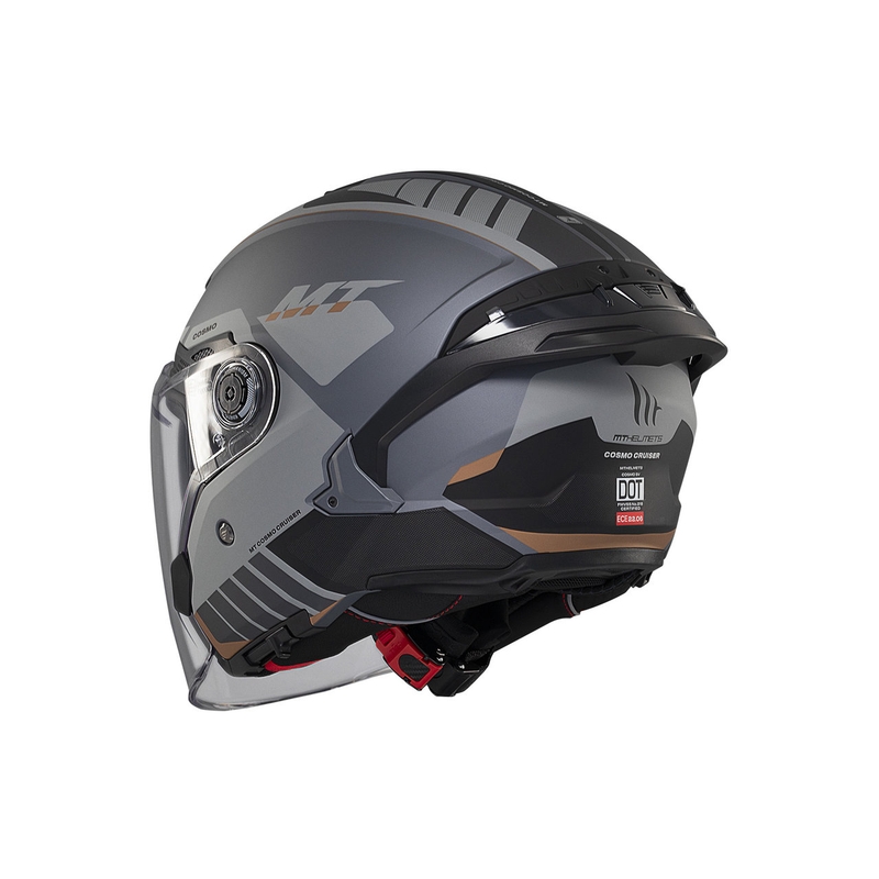 MT Cosmo SV Cruiser open helm mat grijs-zwart