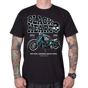 T-shirt Zwart Hart Blauw Bobber zwart