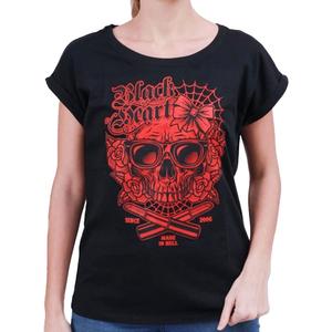 Dames T-shirt Zwart Hart Dead Beauty Ext zwart