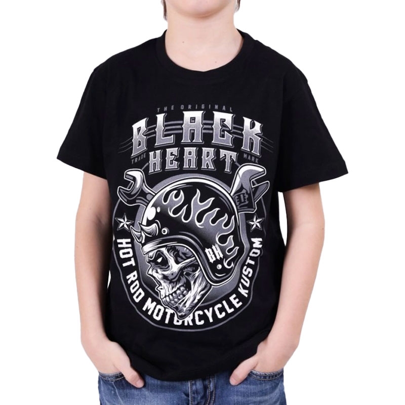 Kinder T-shirt Zwart Hart Boomer zwart