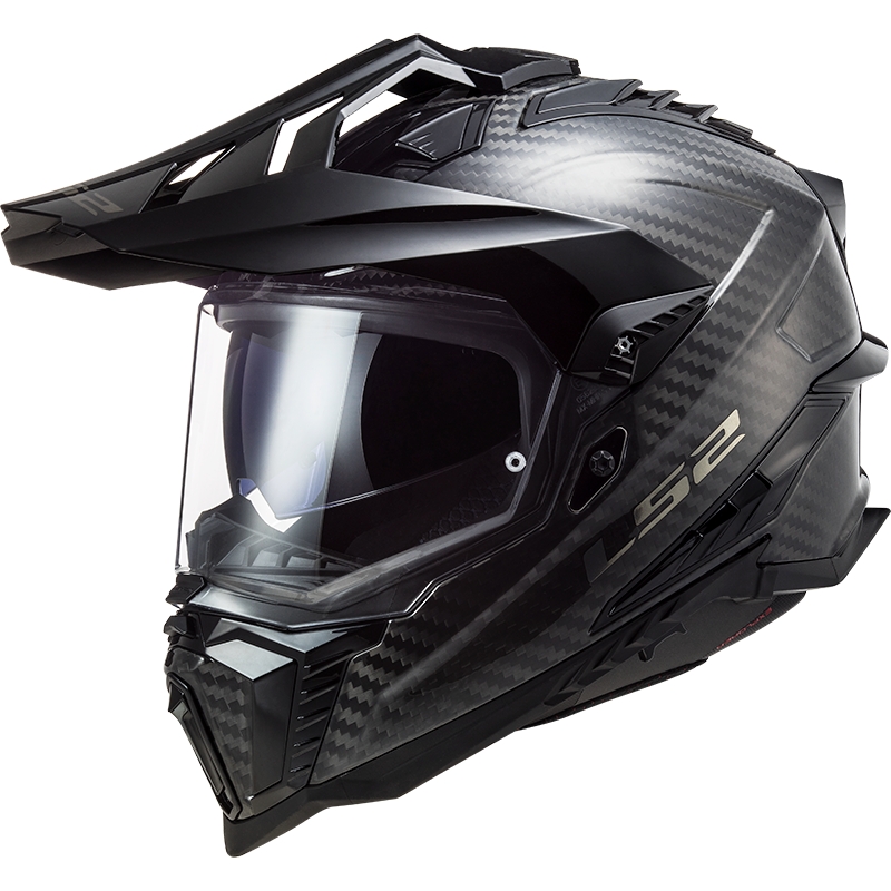 Enduro Helm LS2 MX701 Explorer Carbon Gloss Black