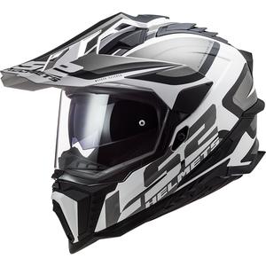 Endurohelm LS2 MX701 Explorer Alter mat zwart en wit