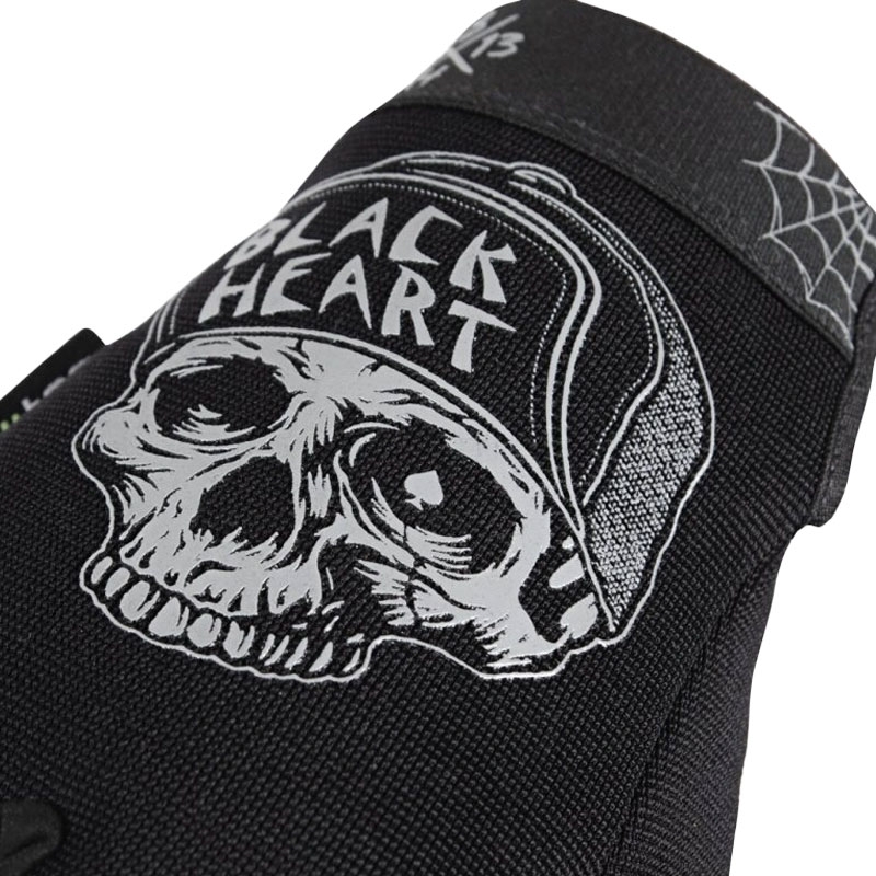 Rukavice na chopper Black Heart W-TEC Garage Built černé