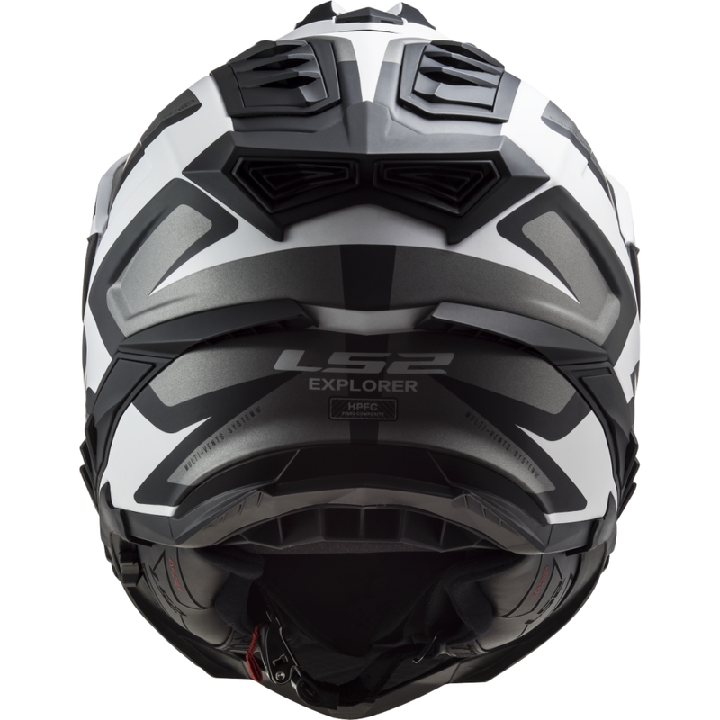 Endurohelm LS2 MX701 Explorer Alter mat zwart en wit