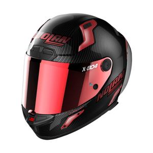 Nolan X-804 RS Ultra Carbon Iridium Edition Zwart-Rood Integraal Motorhelm