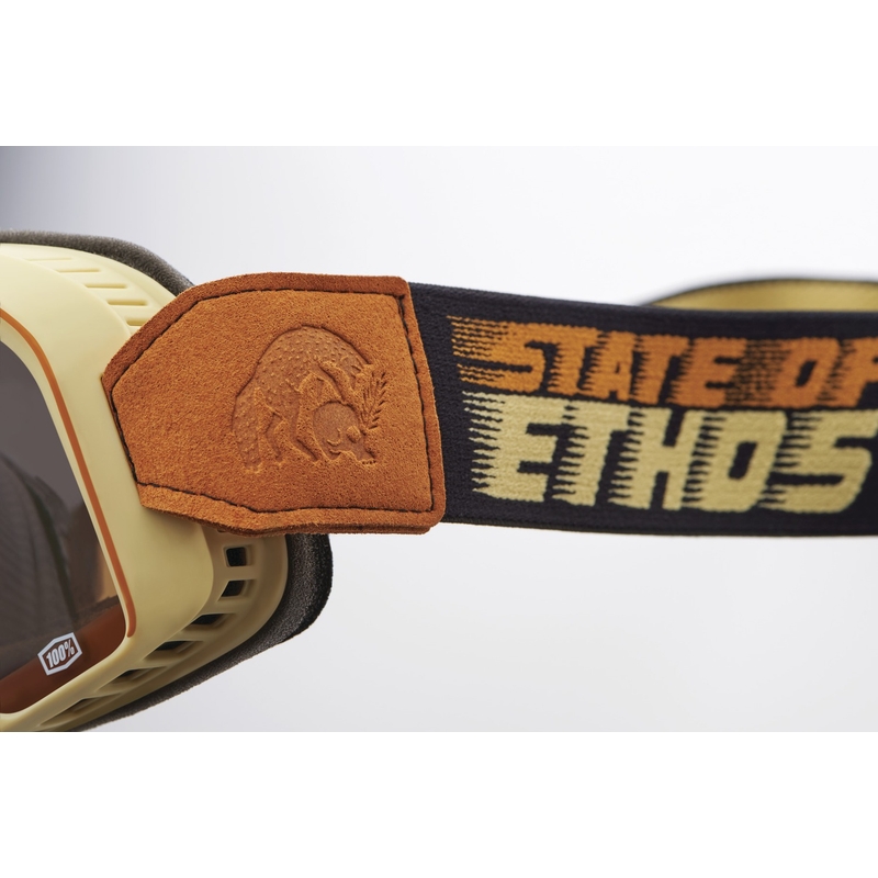 Motorcrossbril 100% - USA Barstow State Of Ethos brons plexi