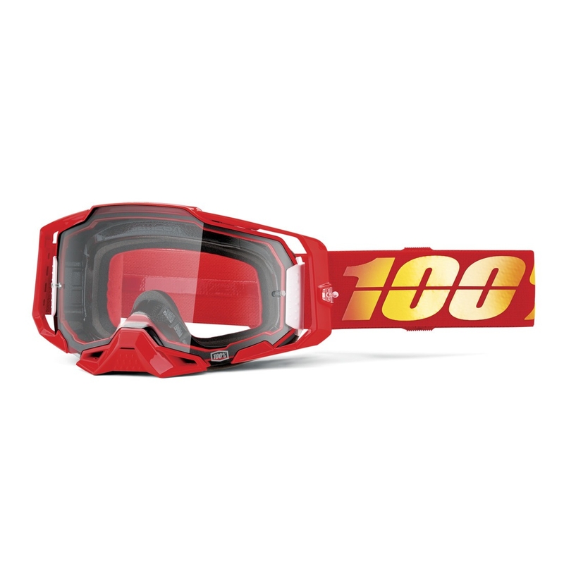 Motorcrossbril 100% ARMEGA Nuketown helder plexi