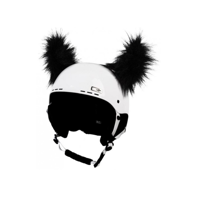 Helm oren Hoorns zwart harig