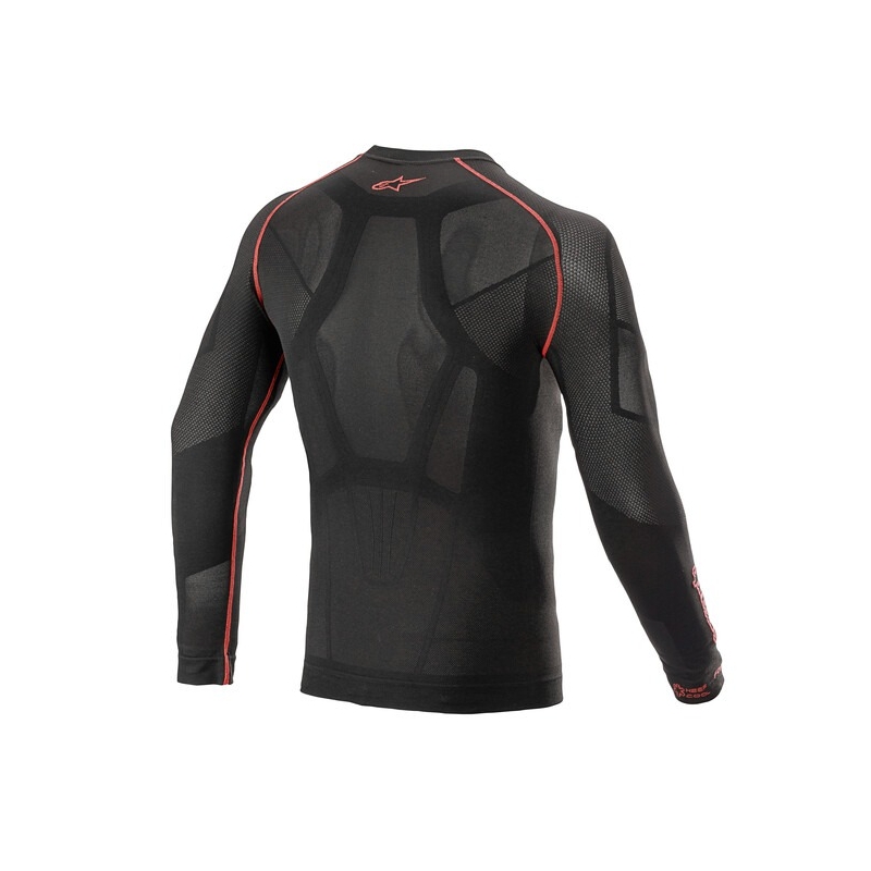 Alpinestars Ride Tech zomer thermoshirt met lange mouwen zwart en rood