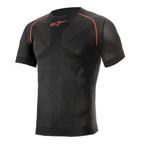 Alpinestars Ride Tech zomer thermoshirt korte mouw zwart en rood