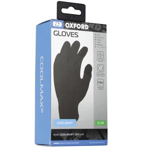OXFORD Coolmax® handschoeninzetstukken zwart