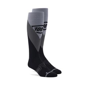 Kniekousen 100% - USA HI Side MX zwart