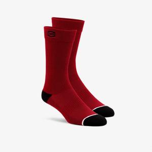 Sokken 100%-USA Solid Rood