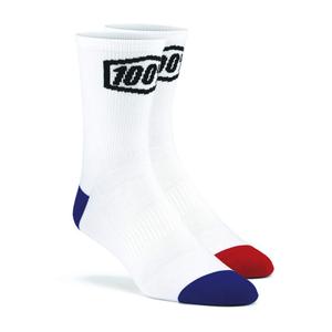 Sokken 100%-USA Terrein MTB wit