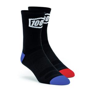 Sokken 100%-USA Terrain MTB zwart