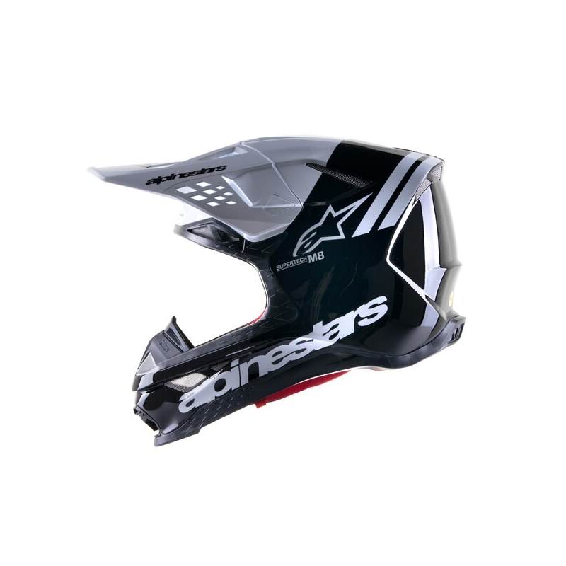 Alpinestars Supertech S-M8 Radium 2 Motorcrosshelm zwart/wit