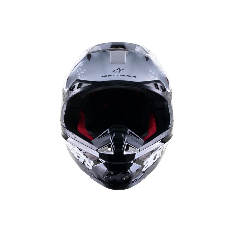 Alpinestars Supertech S-M8 Radium 2 Motorcrosshelm zwart/wit