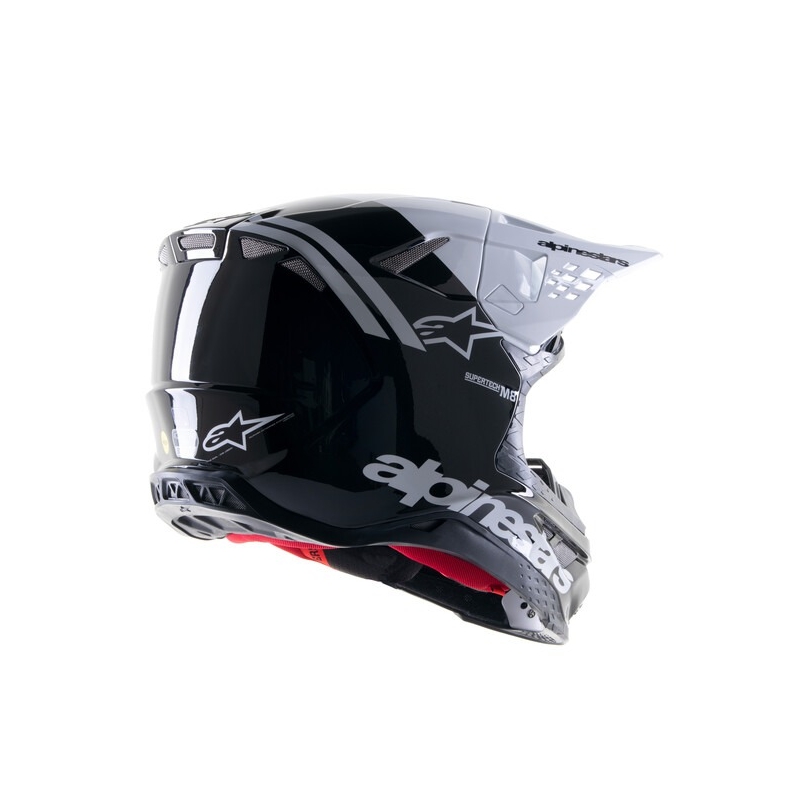 Alpinestars Supertech S-M8 Radium 2 Motorcrosshelm zwart/wit