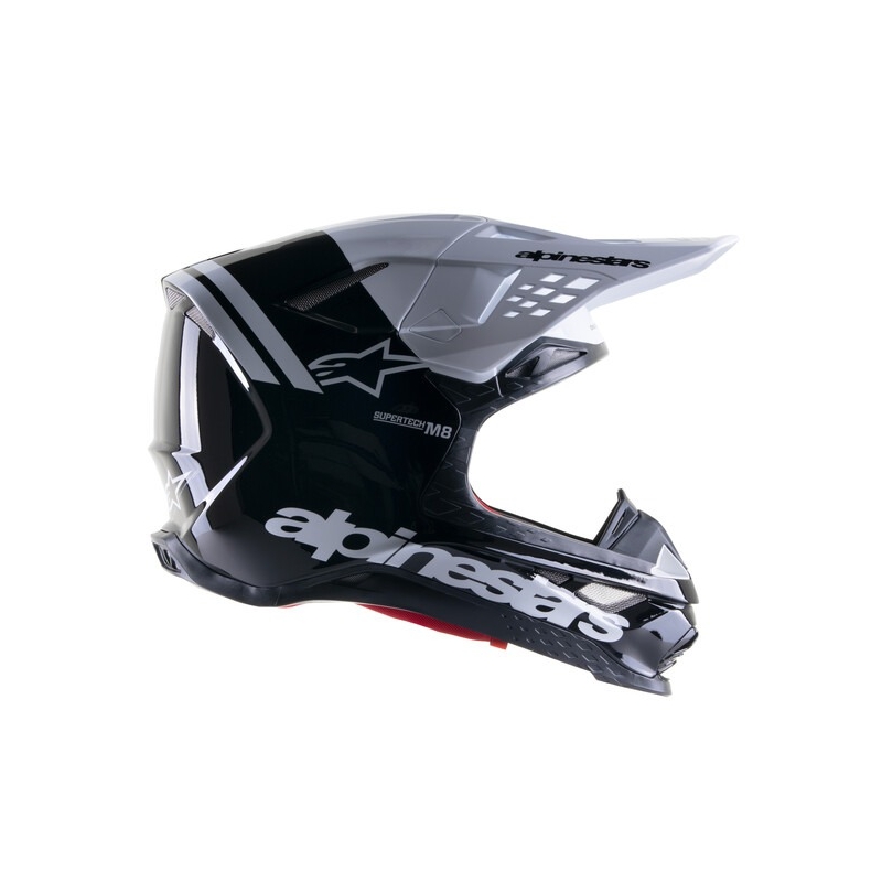 Alpinestars Supertech S-M8 Radium 2 Motorcrosshelm zwart/wit