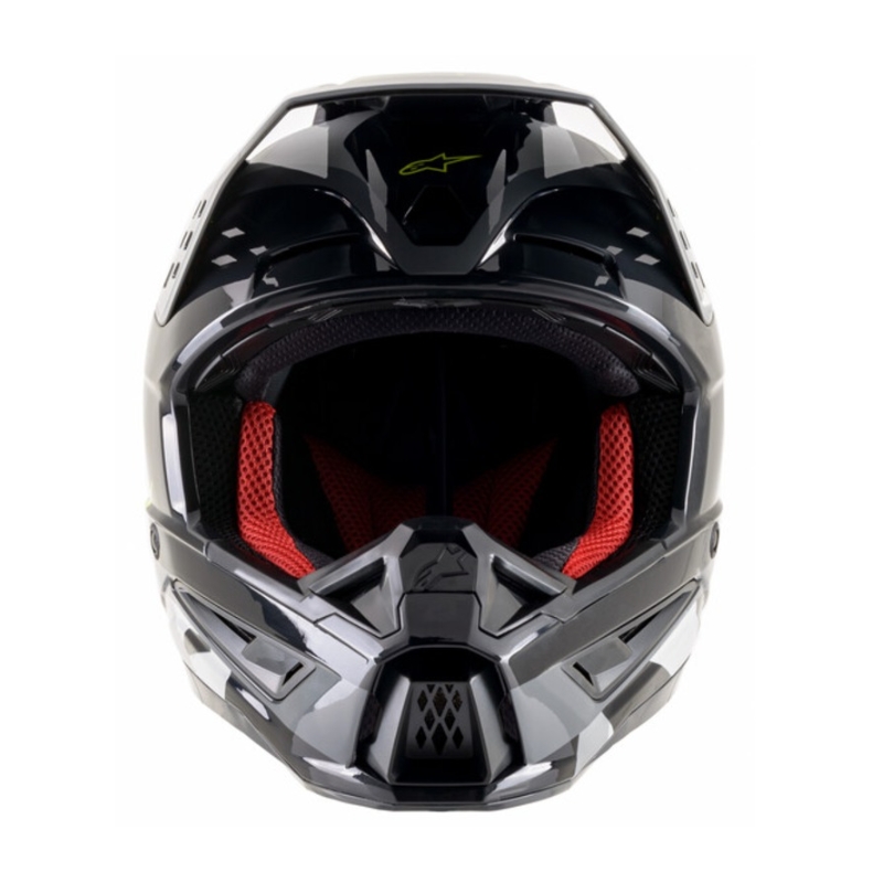 Alpinestars S-M5 Rover Motorcrosshelm antraciet-fluogeel-camouflagegrijs