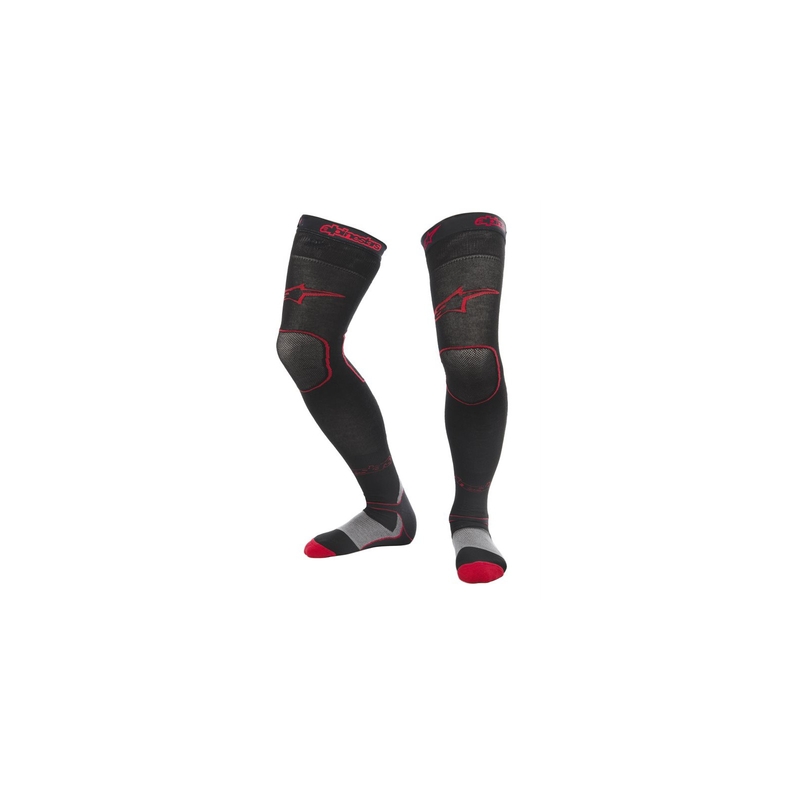 Alpinestars MX zwarte en rode bretelsokken